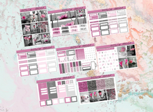 Load image into Gallery viewer, RTS Black and pink Deluxe kit | Standard Vertical Planner Stickers