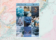 Load image into Gallery viewer, RTS Coffee winter Deluxe kit | Standard Vertical Planner Stickers