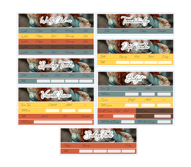 Merida Budgeting sticker Kit | Standard Vertical Planner Stickers | Standard Vertical Budget Stickers