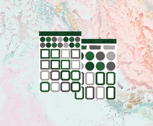 Green house journaling kit | Standard Vertical Planner Stickers
