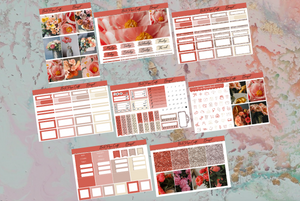 Bouquet Deluxe kit | Standard Vertical Planner Stickers