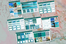Load image into Gallery viewer, Zanzibar Deluxe kit | Standard Vertical Planner Stickers