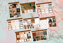 Load image into Gallery viewer, Coffee time Deluxe kit | Standard Vertical Planner Stickers