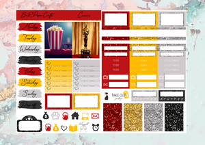 Cinema Micro kit | EC Planner Stickers