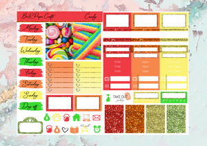 Candy Micro kit | EC Planner Stickers