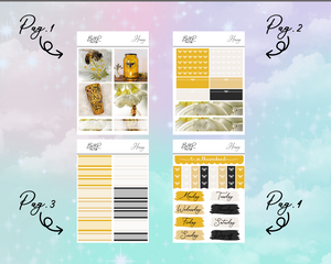 PP Weeks kit | EC Planner Stickers