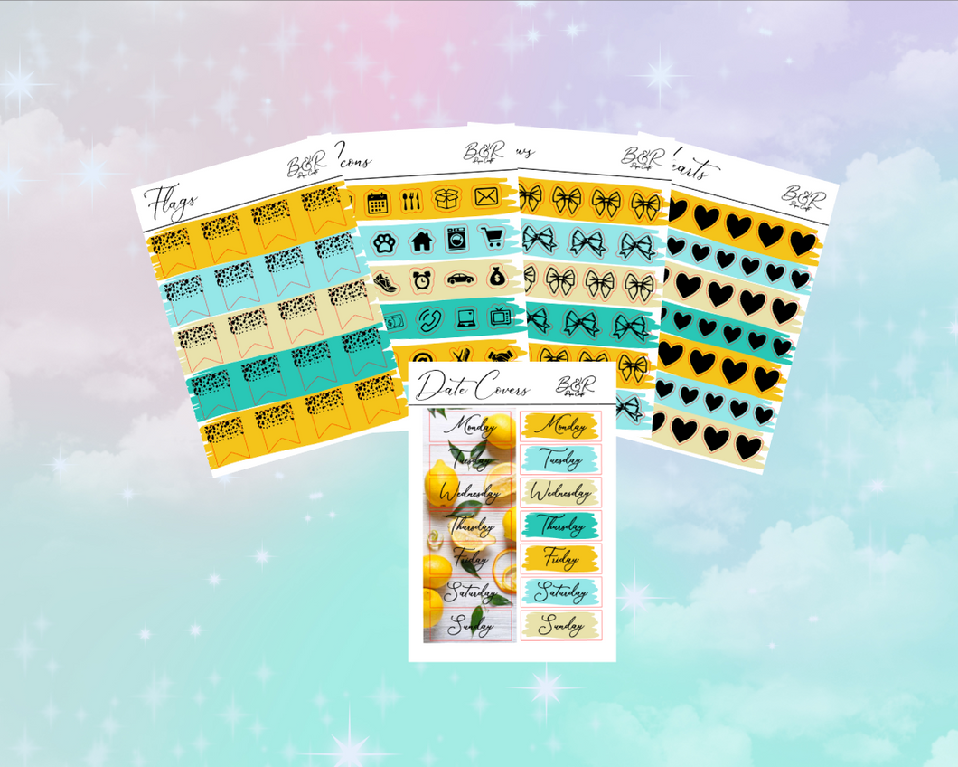 PP weeks add on | Foil Planner Stickers| EC Planner Stickers