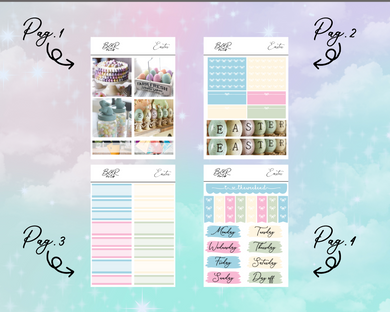 PP Weeks kit | EC Planner Stickers