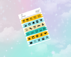 PP weeks add on | Foil Planner Stickers| EC Planner Stickers