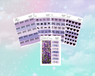 PP weeks add on | Foil Planner Stickers| EC Planner Stickers