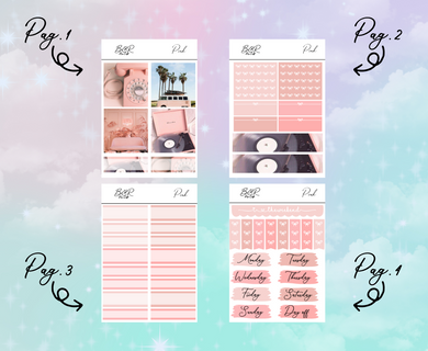 PP Weeks kit | EC Planner Stickers