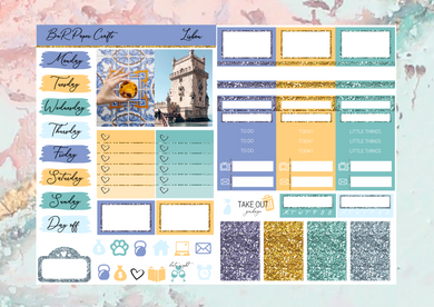 Lisbon Micro kit | EC Planner Stickers