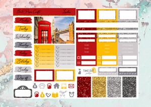London Micro kit | EC Planner Stickers