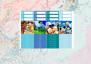 Tsum Tsum Mini kit | EC Planner Stickers