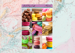 Macarons FULL BOXES only | Standard Vertical Planner Stickers