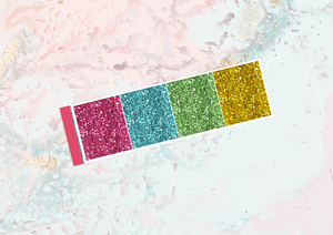 Spring Glitter Headers | EC Planner Stickers
