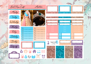 Anastasia Micro kit | Standard Vertical Planner Stickers