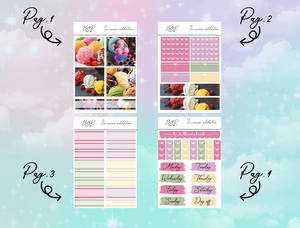 PP Weeks kit | EC Planner Stickers