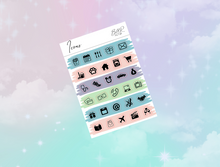 Load image into Gallery viewer, PP weeks add on | Foil Planner Stickers| EC Planner Stickers