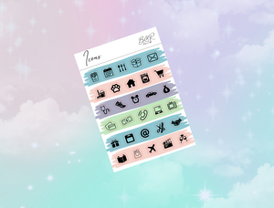 PP weeks add on | Foil Planner Stickers| EC Planner Stickers