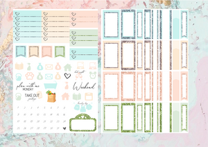 Bloom Mini kit | Standard Vertical Planner Stickers