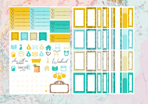 Pineapple Mini kit | EC Planner Stickers