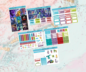Monsters inc Mini kit | EC Planner Stickers