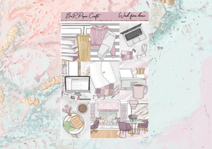 Work from home Mini kit | EC Planner Stickers