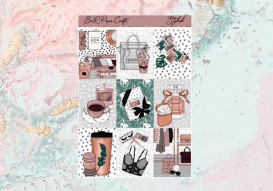 Stylish Mini kit | EC Planner Stickers