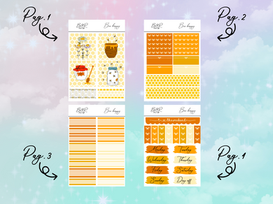 PP Weeks kit | EC Planner Stickers