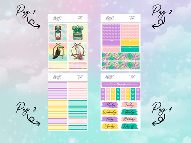 PP Weeks kit | EC Planner Stickers