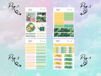 PP Weeks kit | EC Planner Stickers