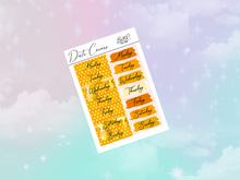 Load image into Gallery viewer, PP weeks add on | Foil Planner Stickers| EC Planner Stickers