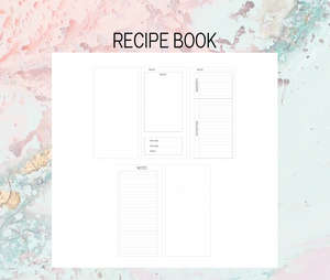 Recipe book Plan B Planner | Foil Planner Stickers | Standard vertical planner