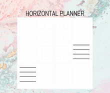 Load image into Gallery viewer, Horizontal Plan B Planner | Foil Planner Stickers | Standard vertical planner