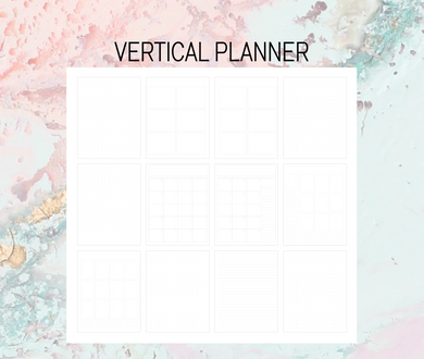 Vertical Plan B Planner | Foil Planner Stickers | Standard planner