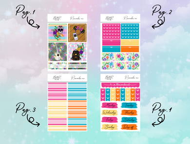 Remember me PP Weeks kit | EC Planner Stickers