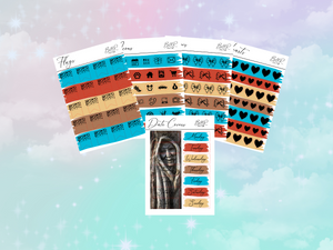 Pocahontas PP weeks add on | Foil Planner Stickers| EC Planner Stickers