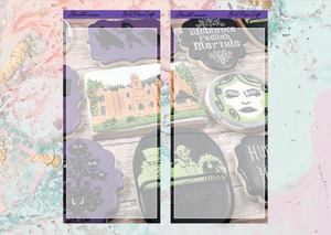 Haunted mansion journaling full page kit | Weeks Vertical Planner Stickers