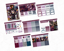 Load image into Gallery viewer, Lilac fall Deluxe kit | Standard Vertical Planner Stickers