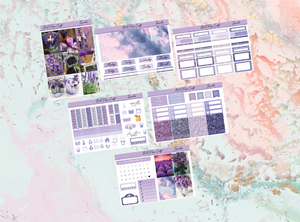 Lavender Mini kit | EC Planner Stickers