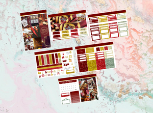 Gryffindor Mini kit | EC Planner Stickers