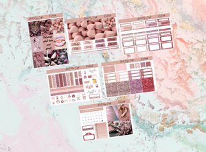 Pink babe Mini kit | Standard Vertical Planner Stickers