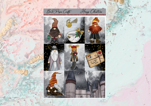 Harry Christmas Mini kit | Standard Vertical Planner Stickers