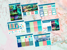 Load image into Gallery viewer, Northen Lights Deluxe kit | Standard Vertical Planner Stickers