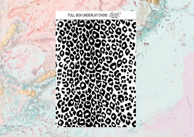 UNDERLAYS foil full boxes | Foil Planner Stickers