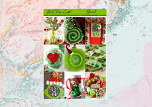 Load image into Gallery viewer, Grinch Mini kit | Standard Vertical Planner Stickers