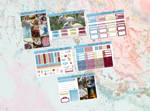 Alice in wonderland Mini kit | Standard Vertical Planner Stickers