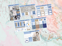 Load image into Gallery viewer, White as snow Mini kit | Standard Vertical Planner Stickers