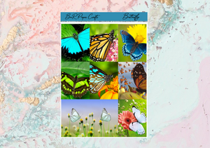 Butterfly Mini kit | Standard Vertical Planner Stickers
